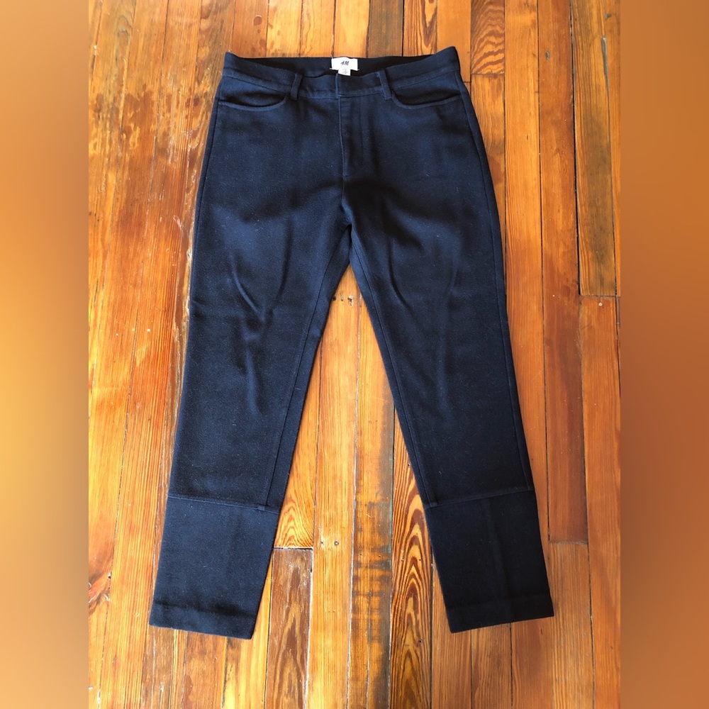 H&M Men’s Black Cozy Wool Dress Pants Size 34R